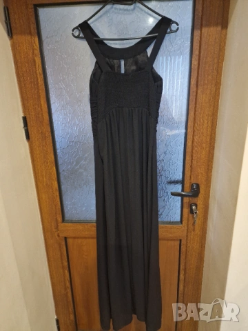 Официална дълга черна рокля, снимка 3 - Рокли - 54014248