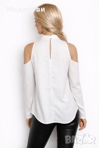 Елегантна дамска блуза , снимка 2 - Блузи с дълъг ръкав и пуловери - 27425609