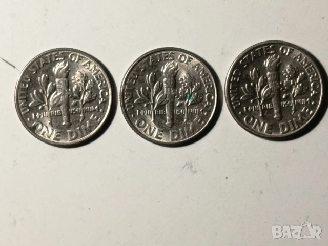 1 американска стотинка различни години