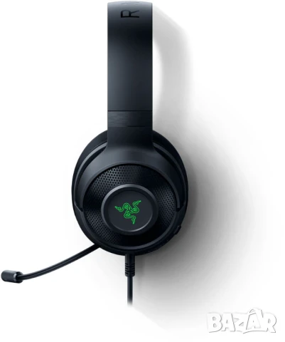 Гейминг слушалки Razer - Kraken V3 X USB, черни - ЧИСТО НОВИ, снимка 3 - Слушалки за компютър - 50847374