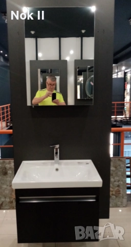 Баня комплект шкафове, плочки, санитария за вграждане 2 бр., снимка 2 - Мивки - 52461237