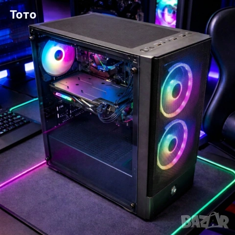 Продавам Геймърски компютър i7-6700/GTX 1660 Super/16GB DDR4/512GB NVMe/1TB HDD/500W НОВО захранване