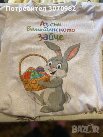 Великденско боди, снимка 1 - Детски тениски и потници - 45949375