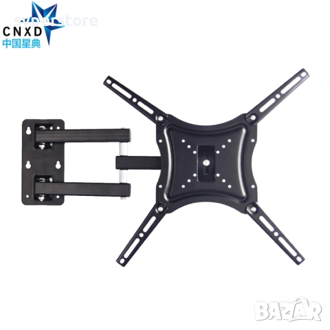 Универсална стойка за Телевизор за стена с 2 рамена от 14" до 55" DigitalOne SP00072 117B-2 TV Wall , снимка 5 - Стойки, 3D очила, аксесоари - 53982308