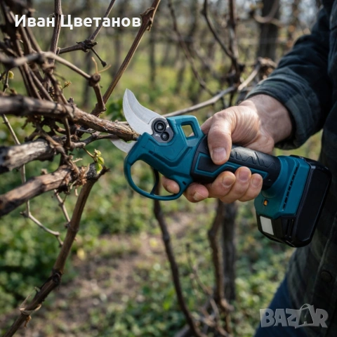 Комплект акумулаторна ножица 3" и резервен нож 36V 8A