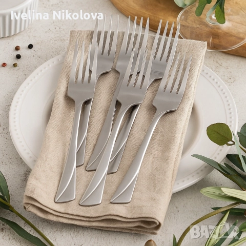 Вилици Bohmann BH 5813MR, 6 броя, неръждаема стомана, снимка 2 - Прибори за хранене, готвене и сервиране - 51507053