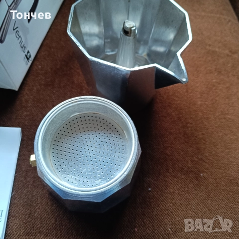 Кафеварка  Алуминий, 3 части, снимка 8 - Аксесоари за кухня - 52705608