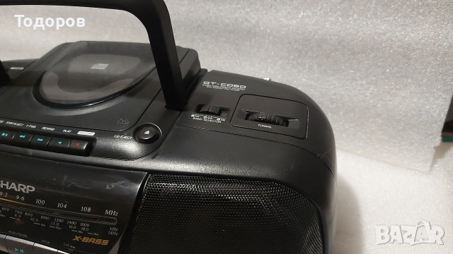 Sharp QT-CD50H стерео радиокасетофон със CD плейър , снимка 6 - Радиокасетофони, транзистори - 54289802