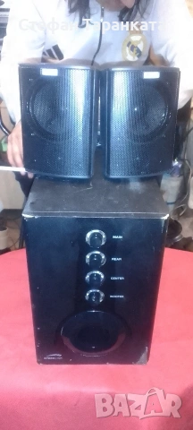 субуфер със две тонколони комплект 