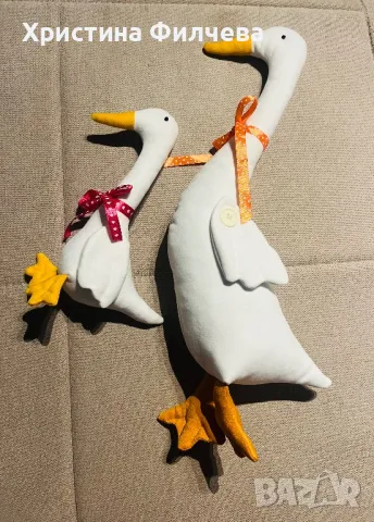 Гъски бели долетели и още белодрешковци, снимка 2 - Плюшени играчки - 49645691