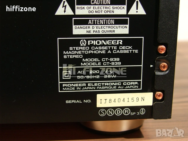 ДЕК  Pioneer ct-939 , снимка 8 - Декове - 54273967