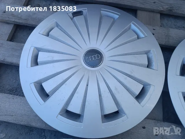 Оригинални тасове Audi 16 цола, снимка 2 - Аксесоари и консумативи - 50052652