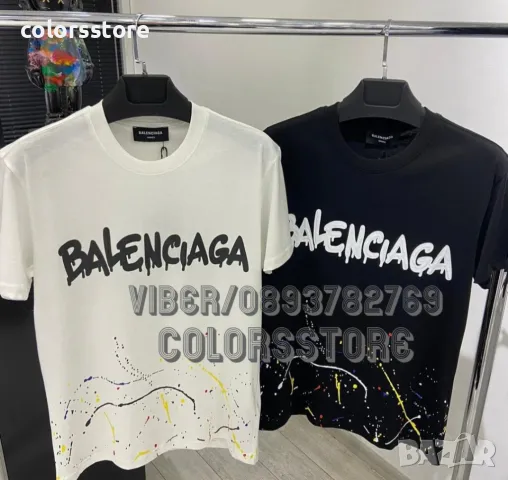 Мъжка тениска Balenciaga-Br-K110, снимка 1 - Тениски - 47209139