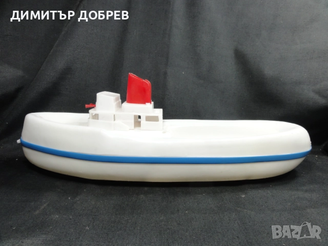 СТАРА РЕТРО СОЦ НРБ ПЛАСТМАСОВА ИГРАЧКА КОРАБ, снимка 2 - Колекции - 52387793
