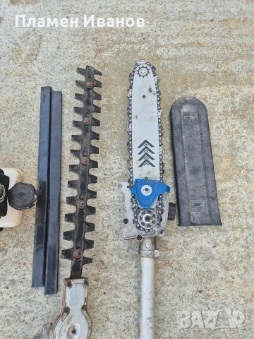 бензинов храсторез и резачка за клони. работи перфектно. , снимка 3 - Градинска техника - 53437176