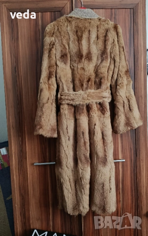 Италианско дизайнерско кожено палто тренч размер М, снимка 3 - Палта, манта - 53959078