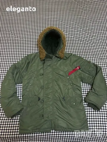 Alpha Industries N-3B зимна дебела мъжка  парка размер М, снимка 2 - Якета - 48650711