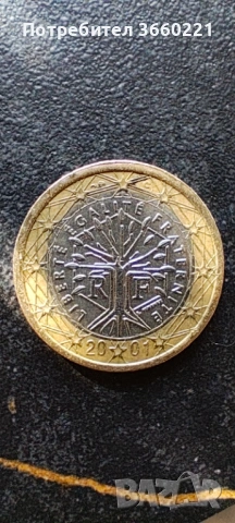 1 евро франция 2001, снимка 4 - Нумизматика и бонистика - 54042939