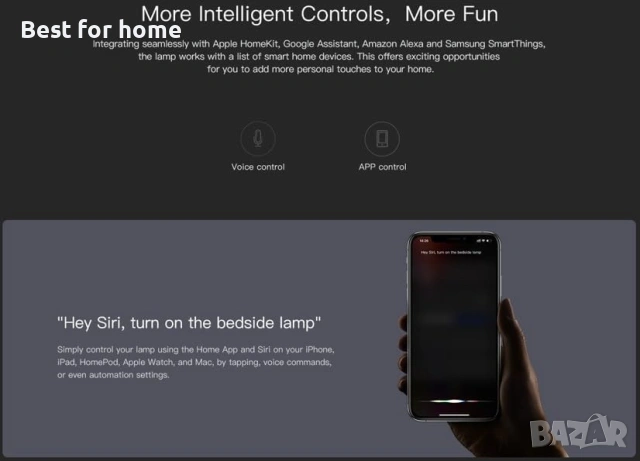 Нощна лампа YEELIGHT D2, снимка 5 - Настолни лампи - 53435437