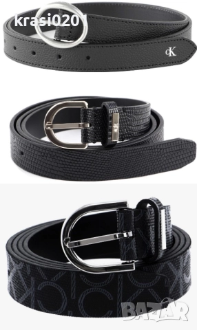Оригинални, дамски колани на Calvin Klein! 100% естествена кожа 