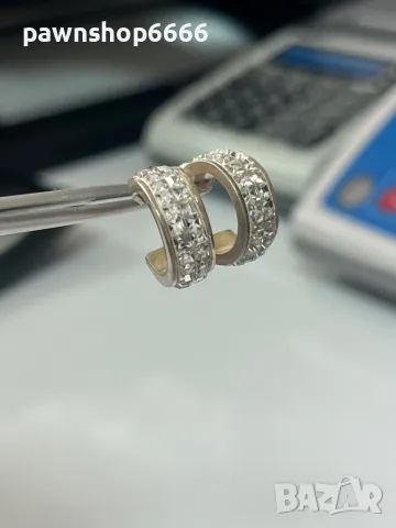 Сребърни обеци 925, снимка 4 - Обеци - 50359414