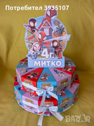 Картонена торта Майнкрафт, снимка 9 - Други - 52079928