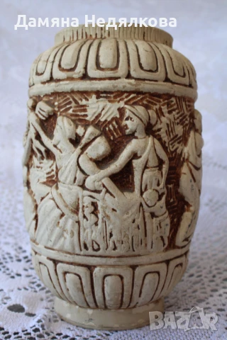 Много красива старинна ваза, снимка 3 - Вази - 51424207