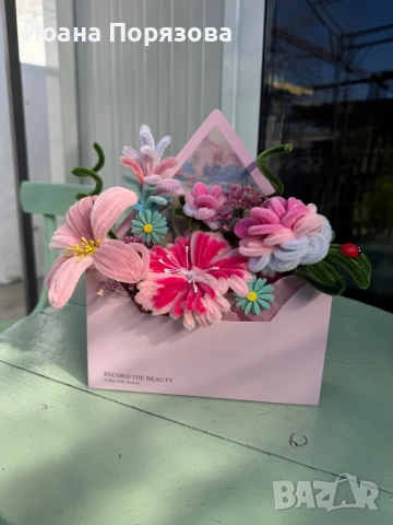 Ръчно изработен букет за всеки повод, снимка 7 - Изкуствени цветя - 54140239