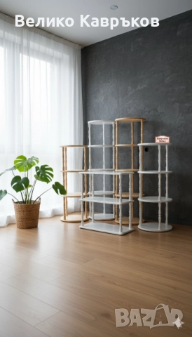 Етажерка,бяла.
