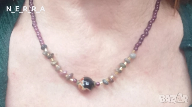 Колие от естествени камъни, снимка 7 - Колиета, медальони, синджири - 52089586