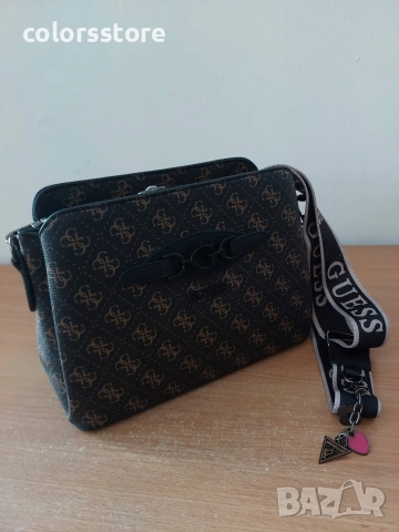 Черна чанта Guess код SG106, снимка 2 - Чанти - 38536088