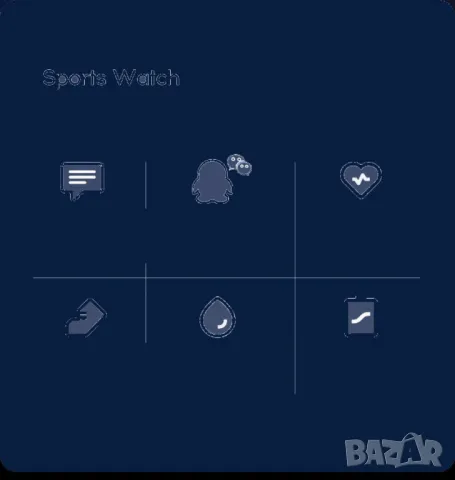 Водоустойчив смарт часовник 116 Plus с голям екран и висока издръжливост , снимка 2 - Смарт часовници - 50381301