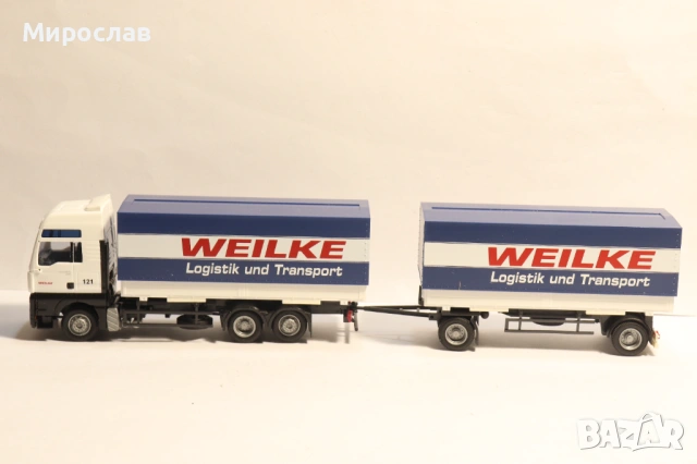 AWM H0 1/87 MAN TIR ВЛЕКАЧ КАМИОН МОДЕЛ КОЛИЧКА
