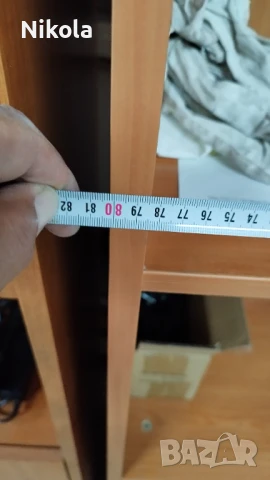 Етажерка 80/203см - офис шкаф с рафтове за документи 4бр, снимка 8 - Етажерки - 51056944