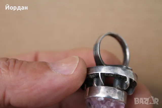 Авторски сребърен пръстен , снимка 7 - Пръстени - 49862364