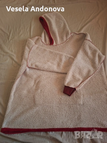 Дебело зимно одеало с ръкави и качулка, снимка 4 - Якета - 54192354