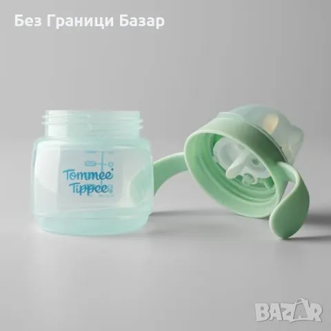 Нова 2 броя Детска чаша Tommee Tippee 150мл с мек накрайник, 4+ месеца, снимка 2 - Прибори, съдове, шишета и биберони - 49516975