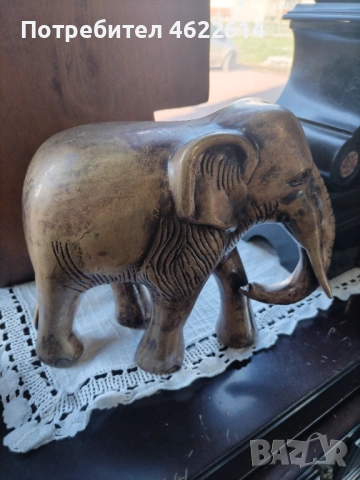 БРОНЗОВА ФИГУРА НА СЛОН , снимка 4 - Антикварни и старинни предмети - 53117980