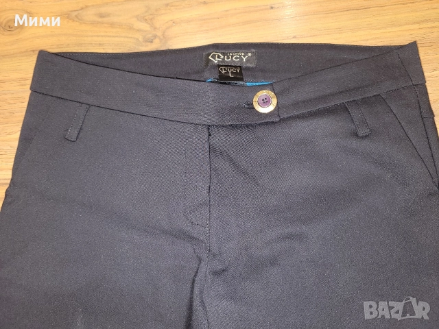 Черен панталон Lucy, снимка 4 - Панталони - 52669975