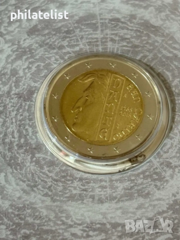 Сан Марино 2015 – 2 евро - 750 години от рождението на Данте Алигиери BU, снимка 5 - Нумизматика и бонистика - 52022318