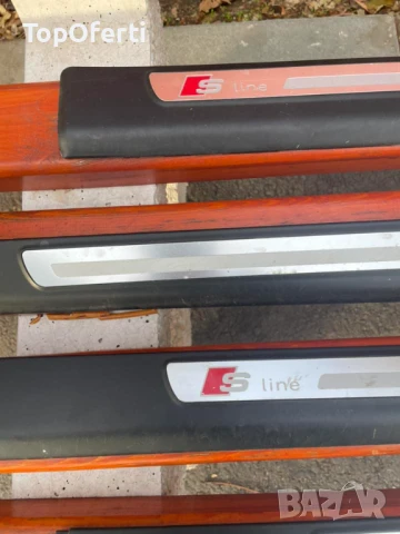 Лайсни прагове за Audi A6 S-line комби 2010 г Ауди оригинални, снимка 2 - Аксесоари и консумативи - 50860916