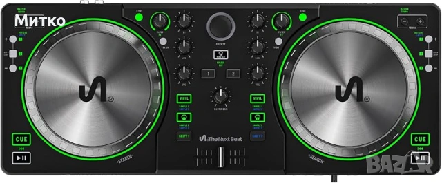 DJ контролер The Next Beat от Tiesto,  преносим контролен дек с аудио миксер, Beat Match, USB , снимка 2 - Други - 53125522