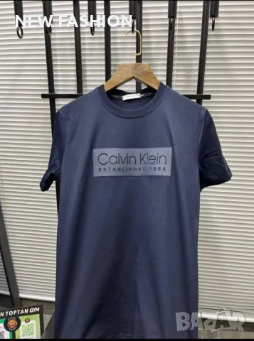 Мъжки Памучни Тениски ✨ Calvin Klein , снимка 2 - Тениски - 49601109