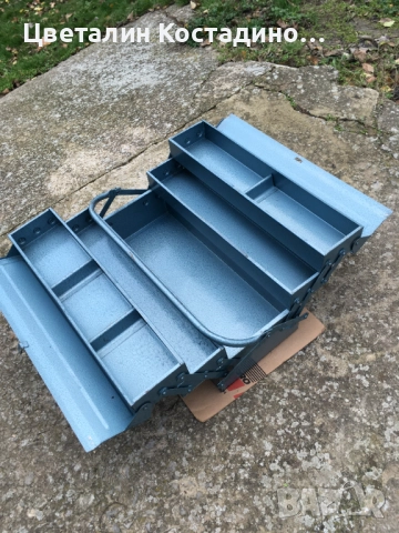 немски метален куфар за инструменти, снимка 5 - Куфари с инструменти - 52791585