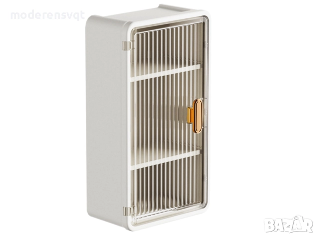 Водоустойчив ПВЦ шкаф за баня и тоалетна с поставка за хартия и телефон, снимка 6 - Шкафове - 52718519