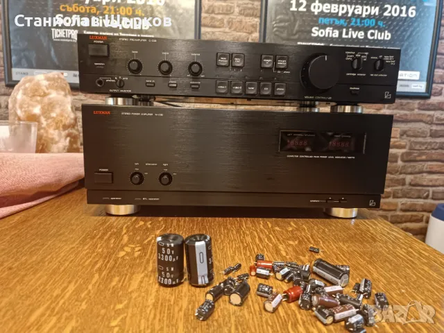 Luxman M-03/C-03 Black, снимка 4 - Ресийвъри, усилватели, смесителни пултове - 46887045