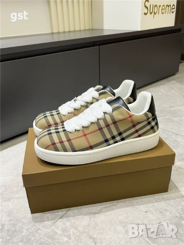 Уникални Редки Burberry Shoes Маратонки Кецове Унисекс Мъжки дамски обувки, снимка 7 - Спортни обувки - 50690667