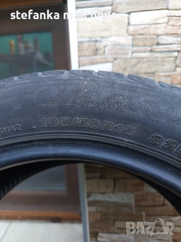 4бр летни гуми 195/50 r 15, снимка 3 - Гуми и джанти - 51289002