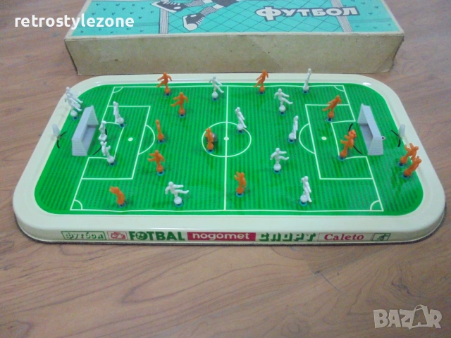 № 8532 Стара руска ламаринена игра „Футбол“ – СССР - колекционерска находка   , снимка 2 - Други ценни предмети - 53880032