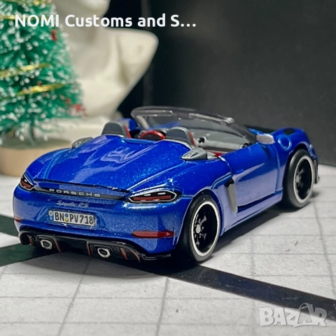 Porsche 718 Spyder RS Matchbox Moving Parts, снимка 6 - Коли, камиони, мотори, писти - 52806545
